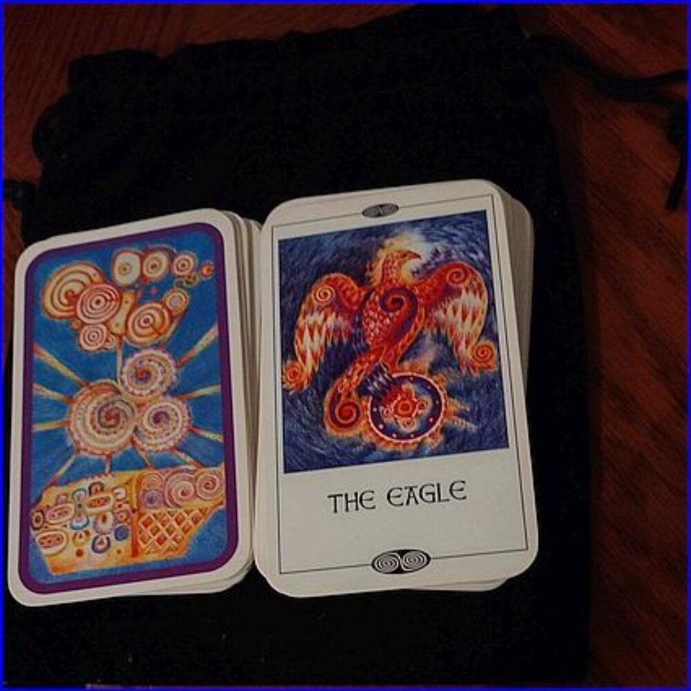 The Celtic Shaman's Deck with Black Velvet Shaman's Pouch